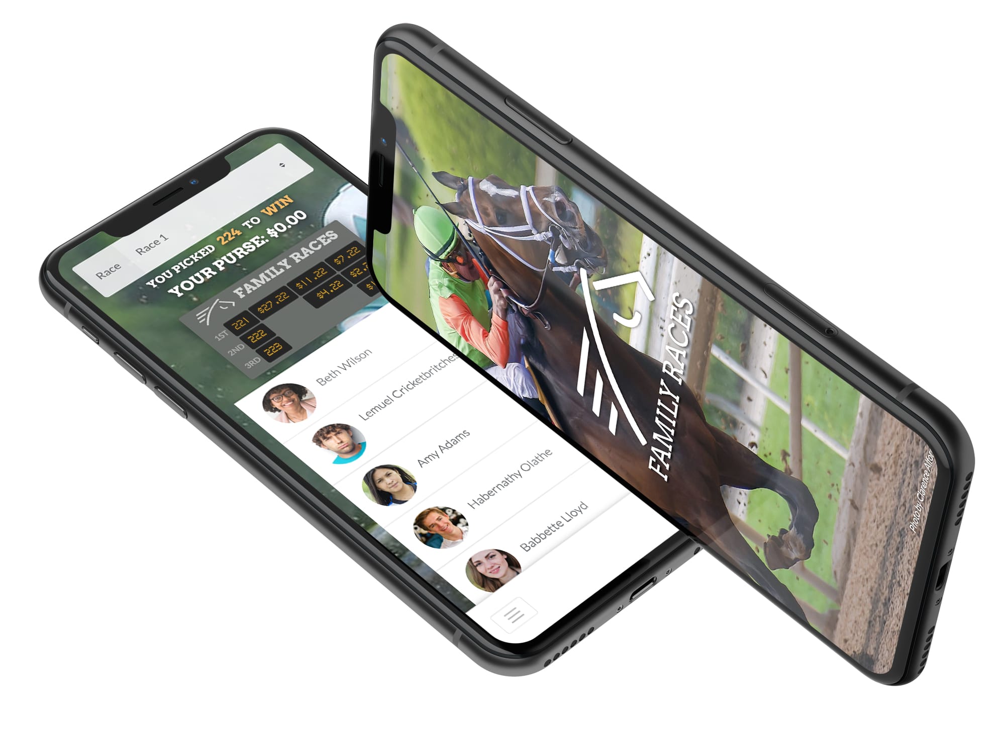 Photo of this site displayed on two iPhones